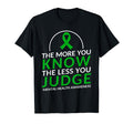 More You Know Less You Judge Mental T-Shirt - Trendy Graphic for Adults - T-Shirt, Sweatshirt, Hoodie