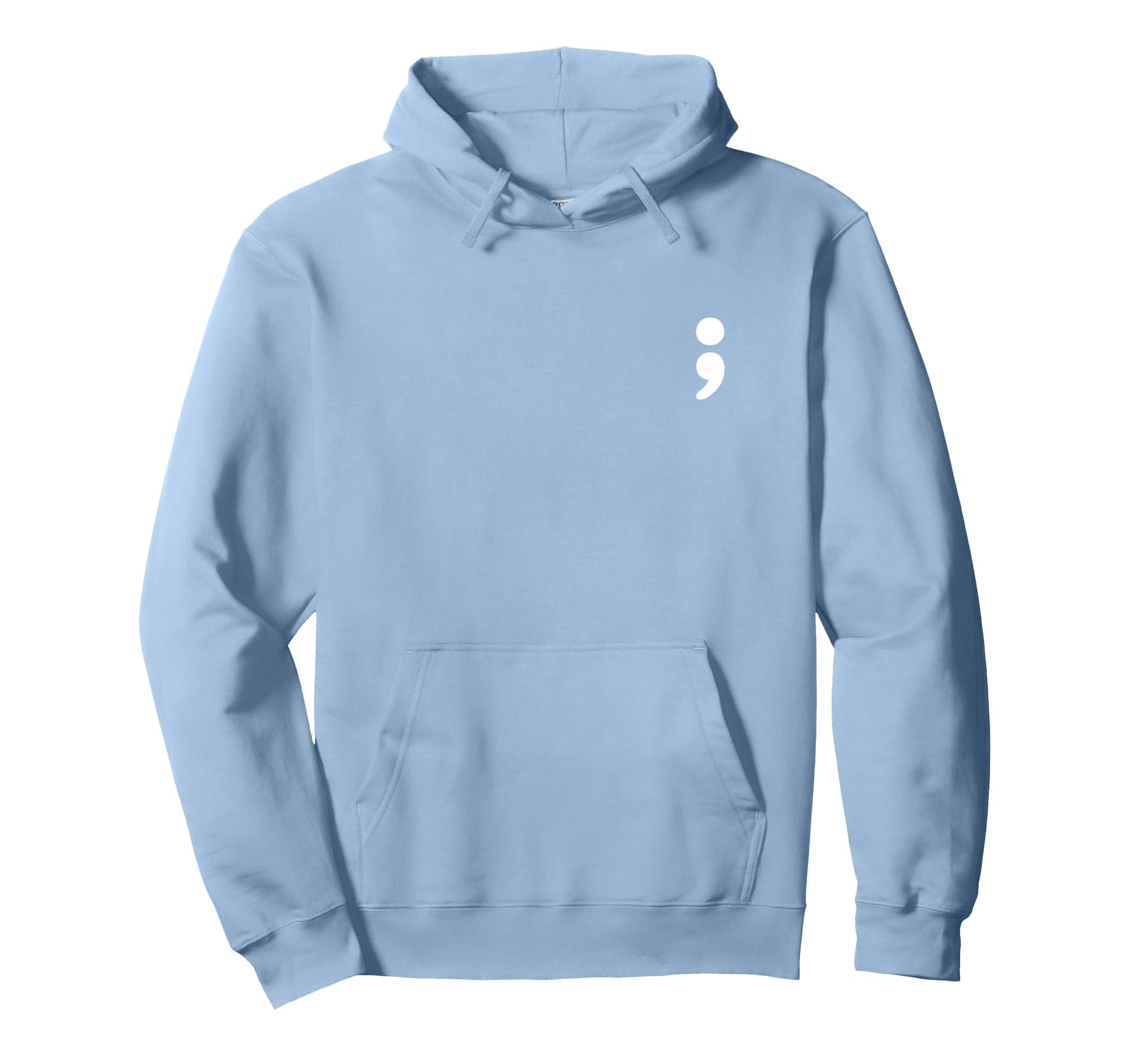 Semicolon Mental Health Matters Awareness Hoodie - Trendy Graphic Unisex - T-Shirt, Sweatshirt, Hoodie