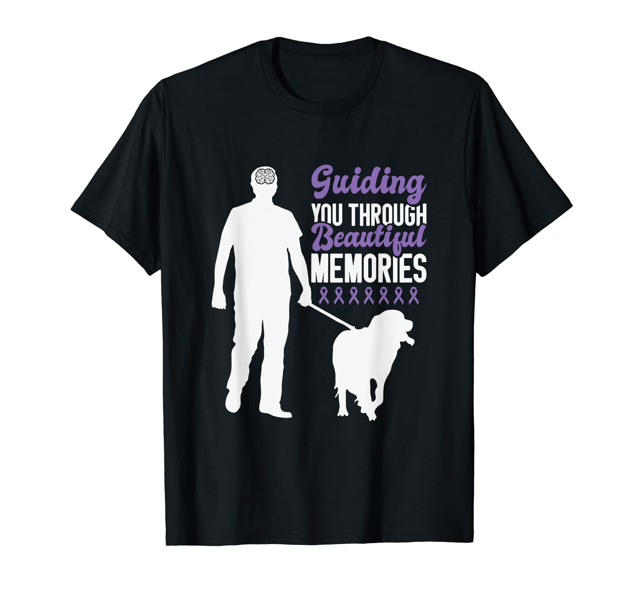 Alzheimers Awareness Month Ribbon T-Shirt - Aesthetic Graphic Men Women - T-Shirt, Sweatshirt, Hoodie