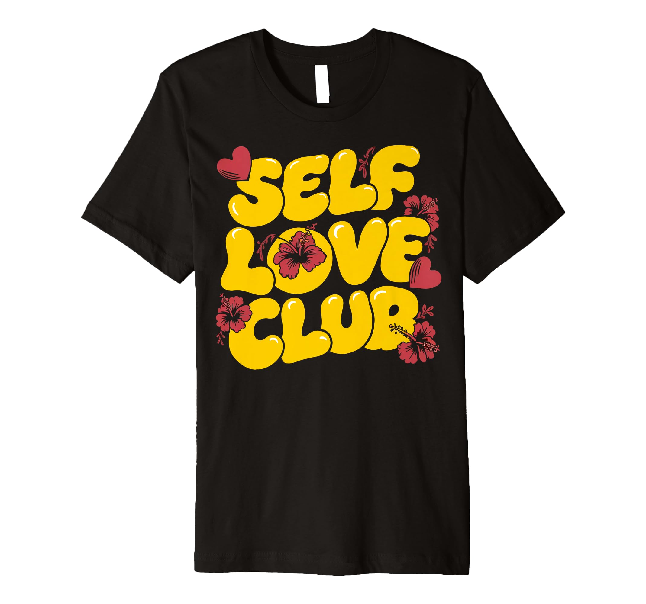 Pop Art Self Love Club Humorous T-Shirt - Unique Graphic for Adults - T-Shirt, Sweatshirt, Hoodie