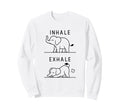 Funny Yoga Inhale Exhale Pooping Sweatshirt - Custom Art Print Men Women - T-Shirt, Sweatshirt, Hoodie