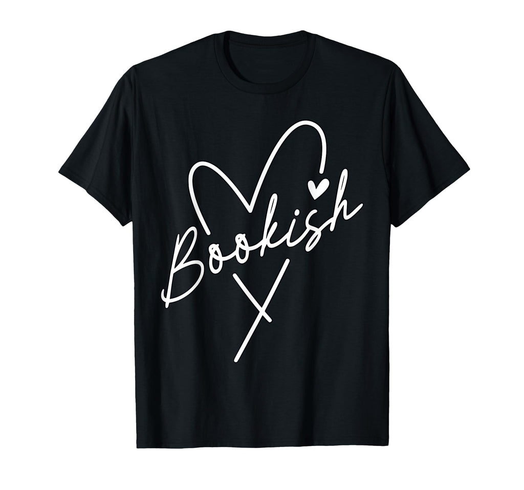 Bookish Trendy Heart Book Lover T-Shirt - Unique Graphic Men Women - T-Shirt, Sweatshirt, Hoodie