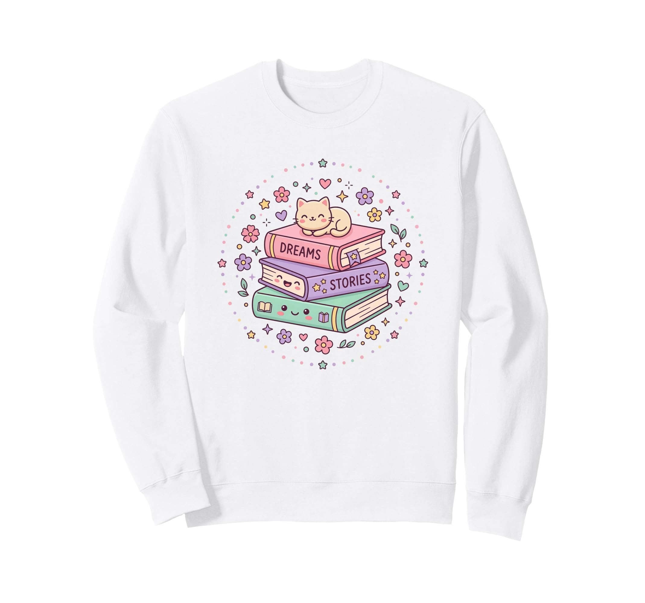 Anime Teen Book Lover Reading Bookworm Sweatshirt - Novelty Apparel Unisex - T-Shirt, Sweatshirt, Hoodie