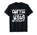 Coffee Gets Me Started Jesus Keep Me T-Shirt - Aesthetic Graphic Men Women - T-Shirt, Sweatshirt, Hoodie