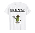 Hold Partner Im Overstimulated Cowboy T-Shirt - Unique Graphic for Adults - T-Shirt, Sweatshirt, Hoodie