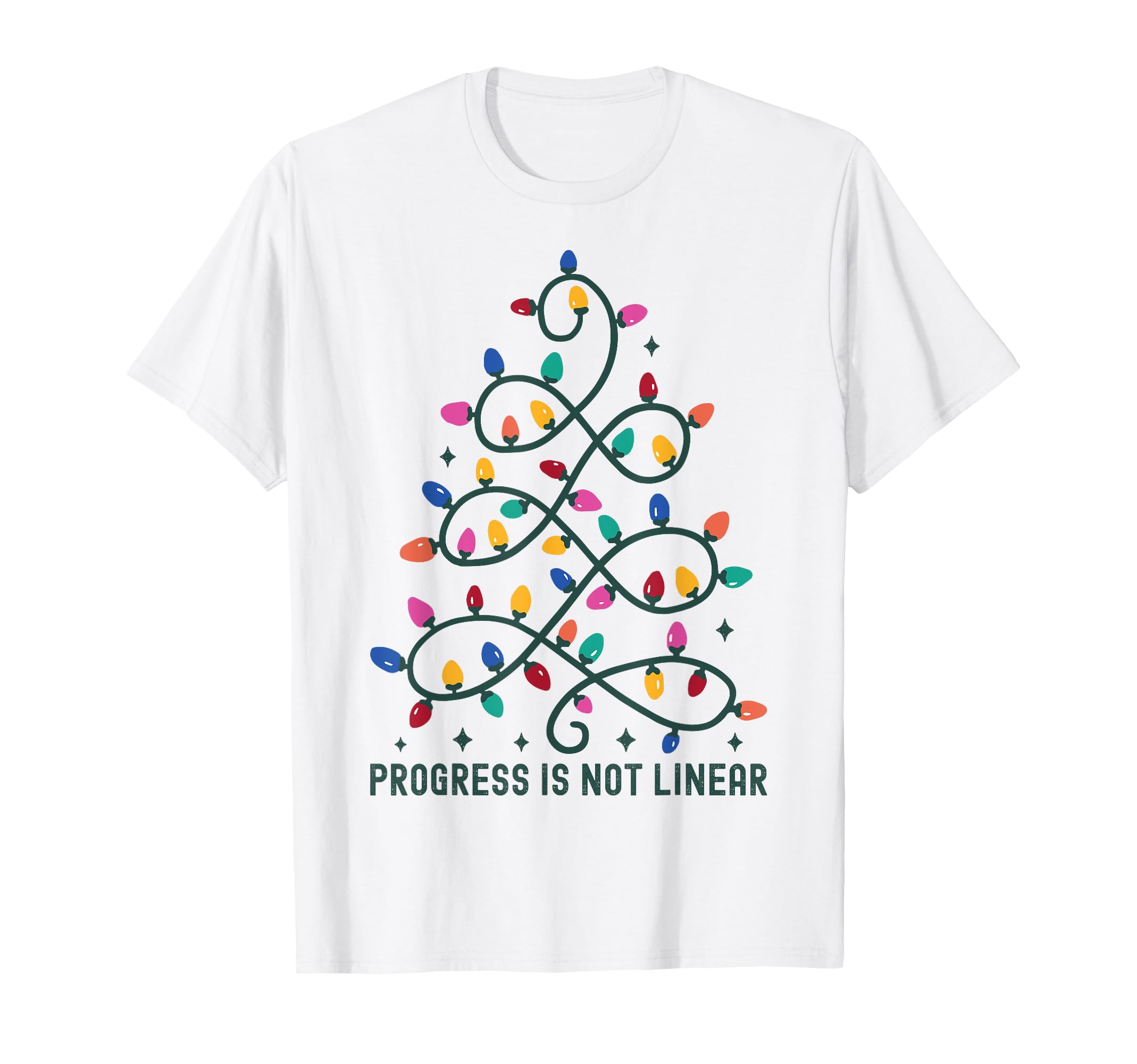Progress Is Not Linear Special Ed T-Shirt - Trendy Graphic for Adults - T-Shirt, Sweatshirt, Hoodie