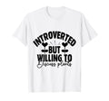Introverted But Willing To Discuss Plants T-Shirt - Unique Graphic Unisex - T-Shirt, Sweatshirt, Hoodie