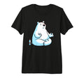 Meditation Polar Bear Yoga Pose T-Shirt - Unique Graphic for Adults - T-Shirt, Sweatshirt, Hoodie