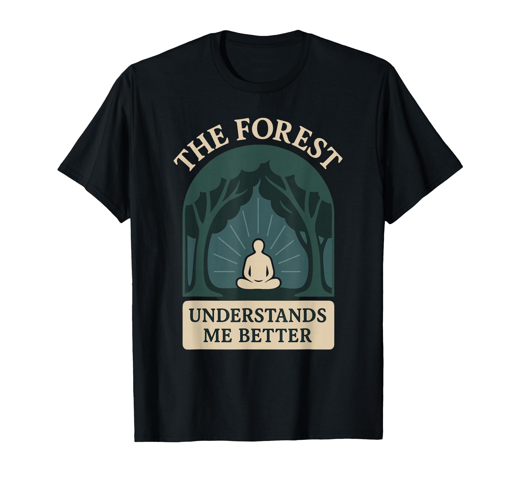 Forest Walk Overthinker Mental T-Shirt - Fun Novelty Design Men Women - T-Shirt, Sweatshirt, Hoodie