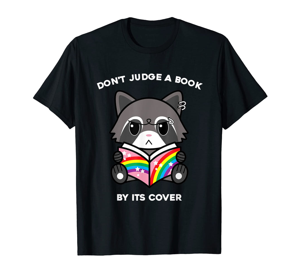 Dont Judge Book Its Cover Reading Nerd T-Shirt - Custom Art Print Unisex - T-Shirt, Sweatshirt, Hoodie