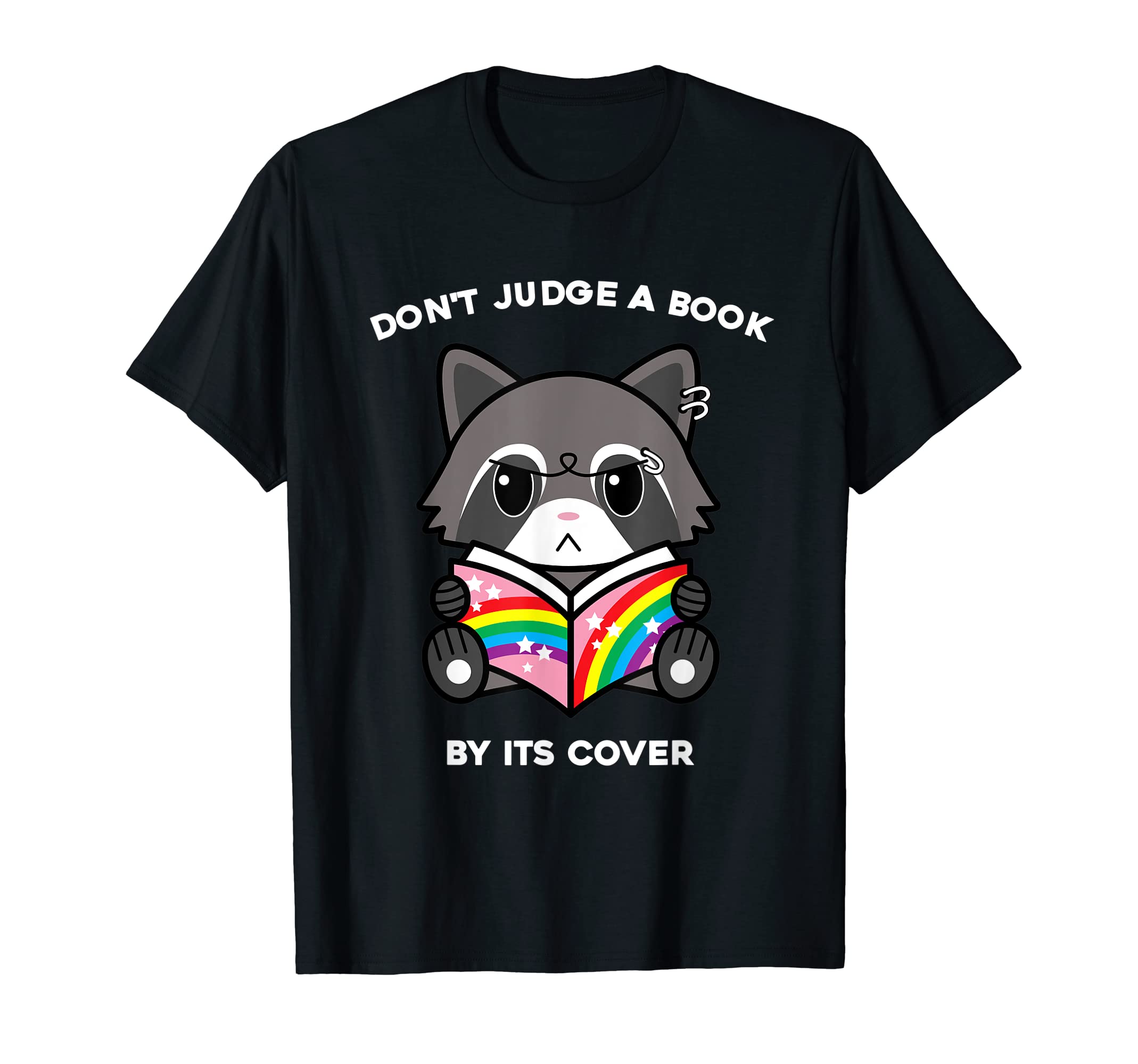 Dont Judge Book Its Cover Reading Nerd T-Shirt - Custom Art Print Unisex - T-Shirt, Sweatshirt, Hoodie