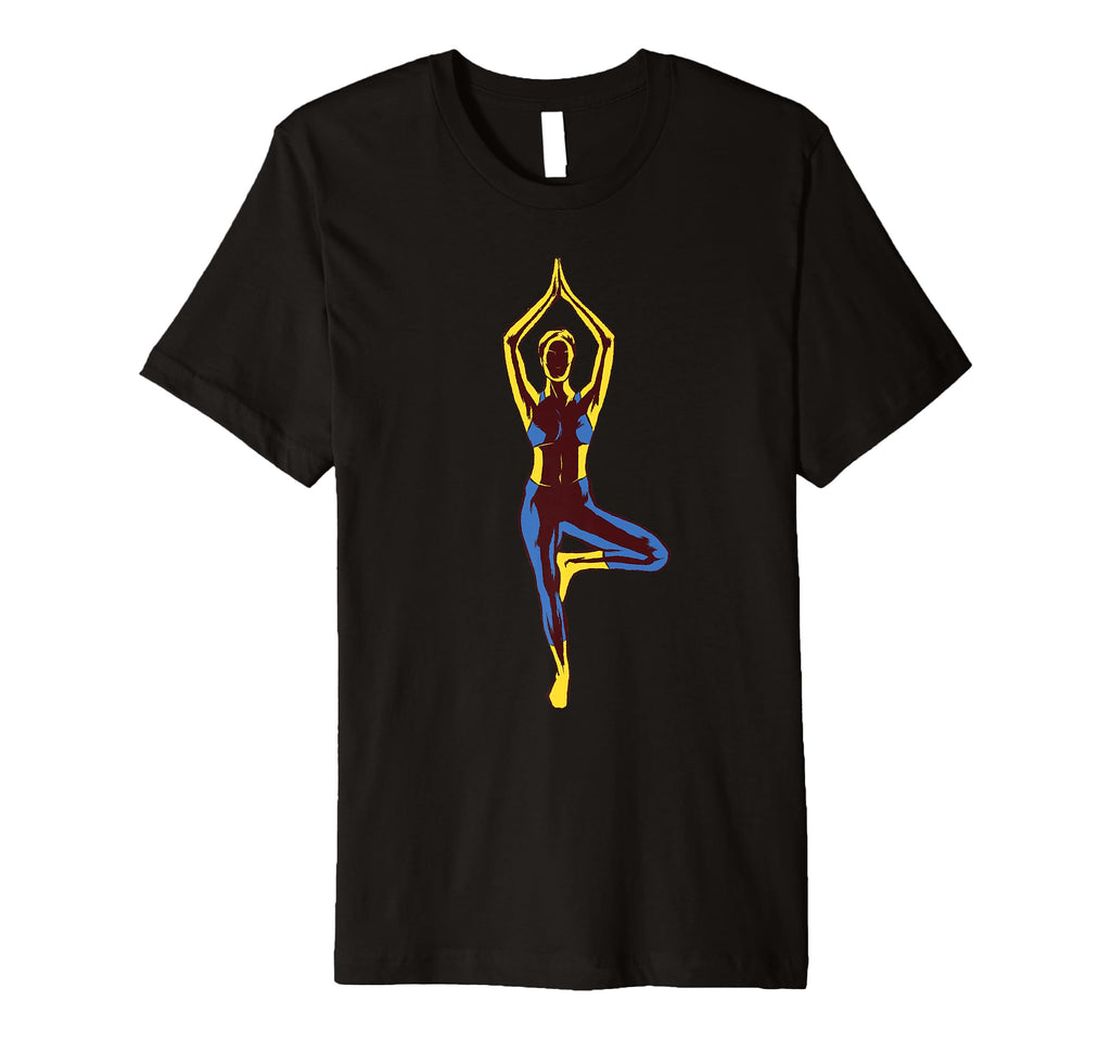 Serene Yoga Pose Tranquil Fitness T-Shirt - Graphic Print Unisex - T-Shirt, Sweatshirt, Hoodie