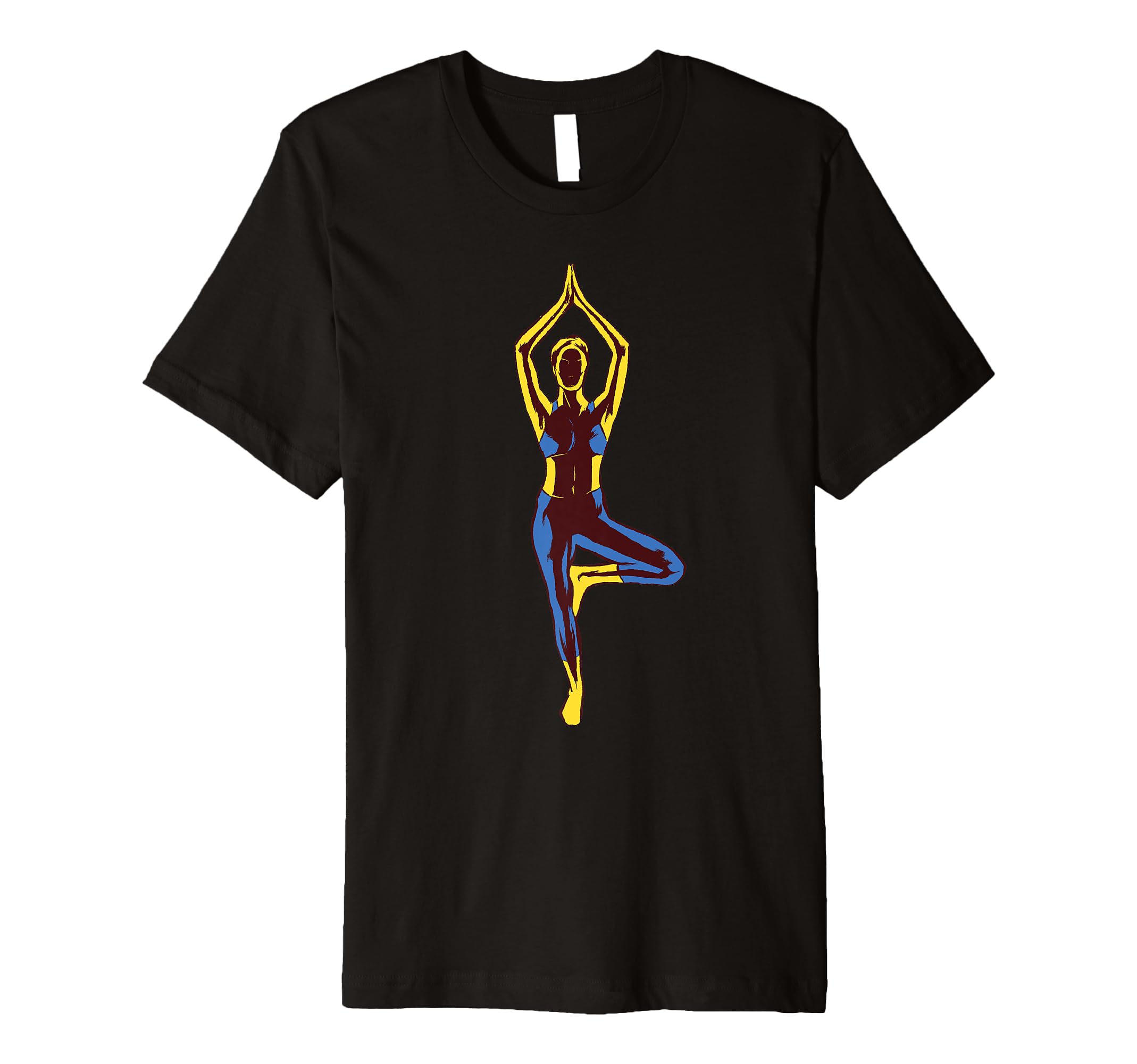 Serene Yoga Pose Tranquil Fitness T-Shirt - Graphic Print Unisex - T-Shirt, Sweatshirt, Hoodie
