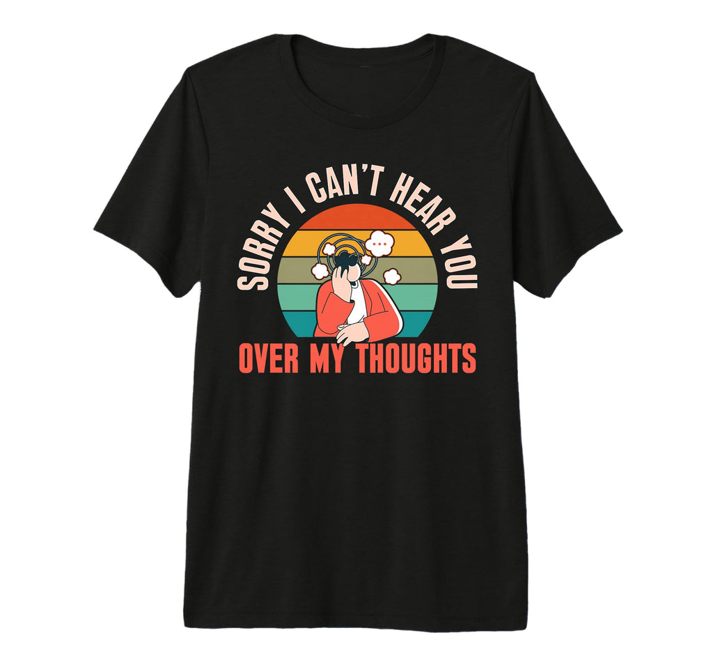 Overthinking Over My Thoughts Ideal T-Shirt - Custom Art Print Men Women - T-Shirt, Sweatshirt, Hoodie
