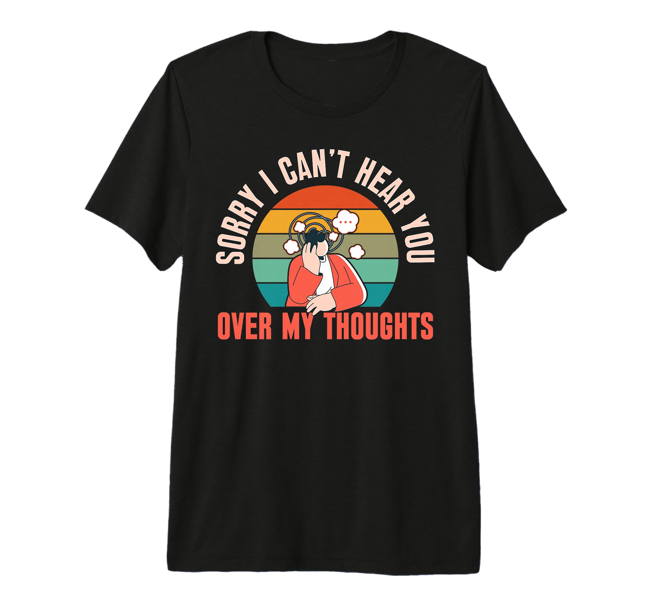 Overthinking Over My Thoughts Ideal T-Shirt - Custom Art Print Men Women - T-Shirt, Sweatshirt, Hoodie