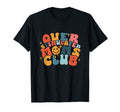 Overstimulated Moms Club Funny Groovy T-Shirt - Custom Art Print Men Women - T-Shirt, Sweatshirt, Hoodie