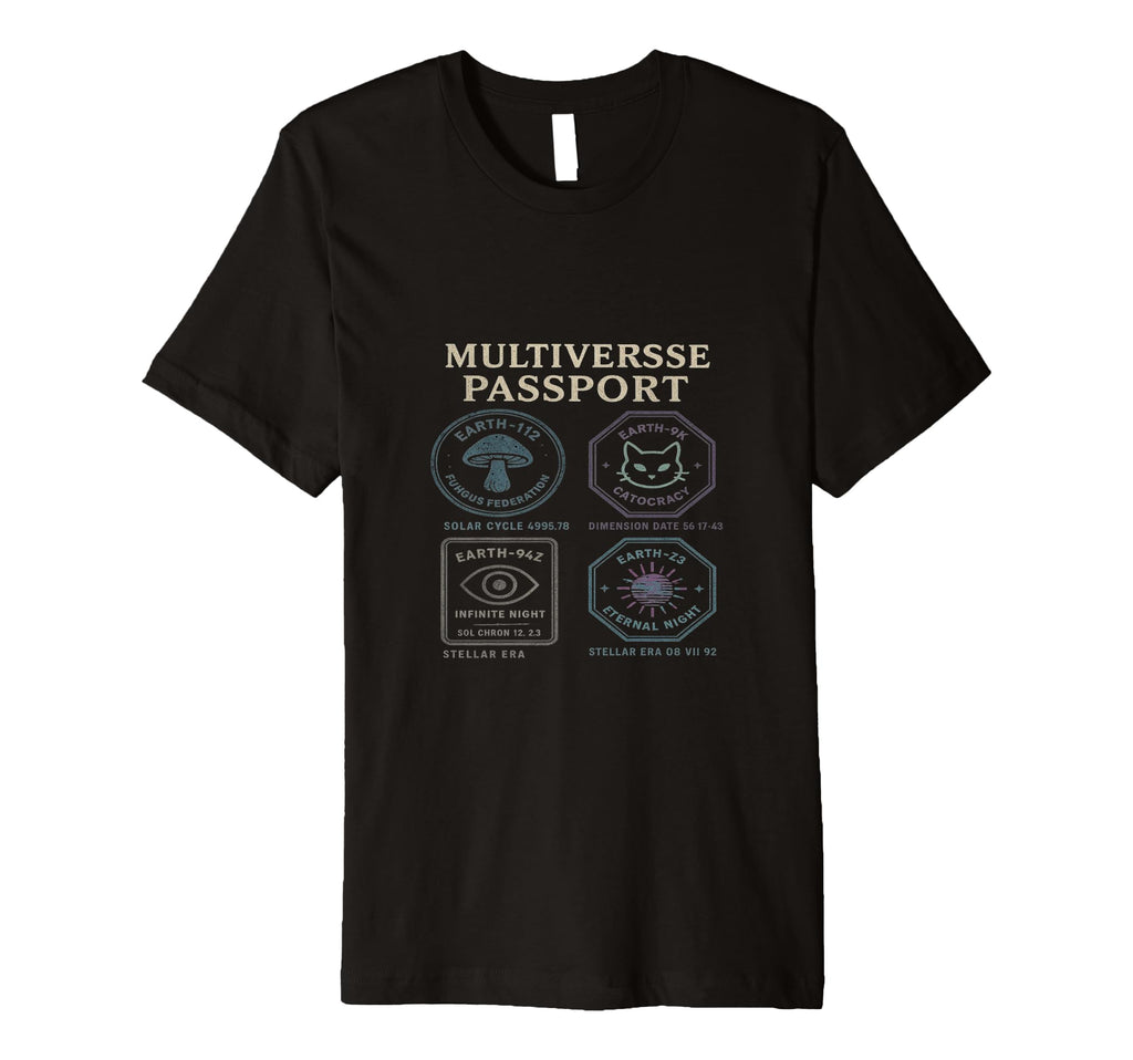 Parallel Universe Sci Fi Travel T-Shirt - Aesthetic Graphic Men Women - T-Shirt, Sweatshirt, Hoodie