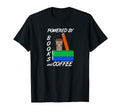 Powered Books And Coffee Funny Reading T-Shirt - Unique Graphic Men Women - T-Shirt, Sweatshirt, Hoodie