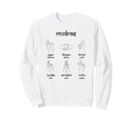 Hasta Mudra Yoga Asana Pranayama Sweatshirt - Novelty Apparel for Adults - T-Shirt, Sweatshirt, Hoodie