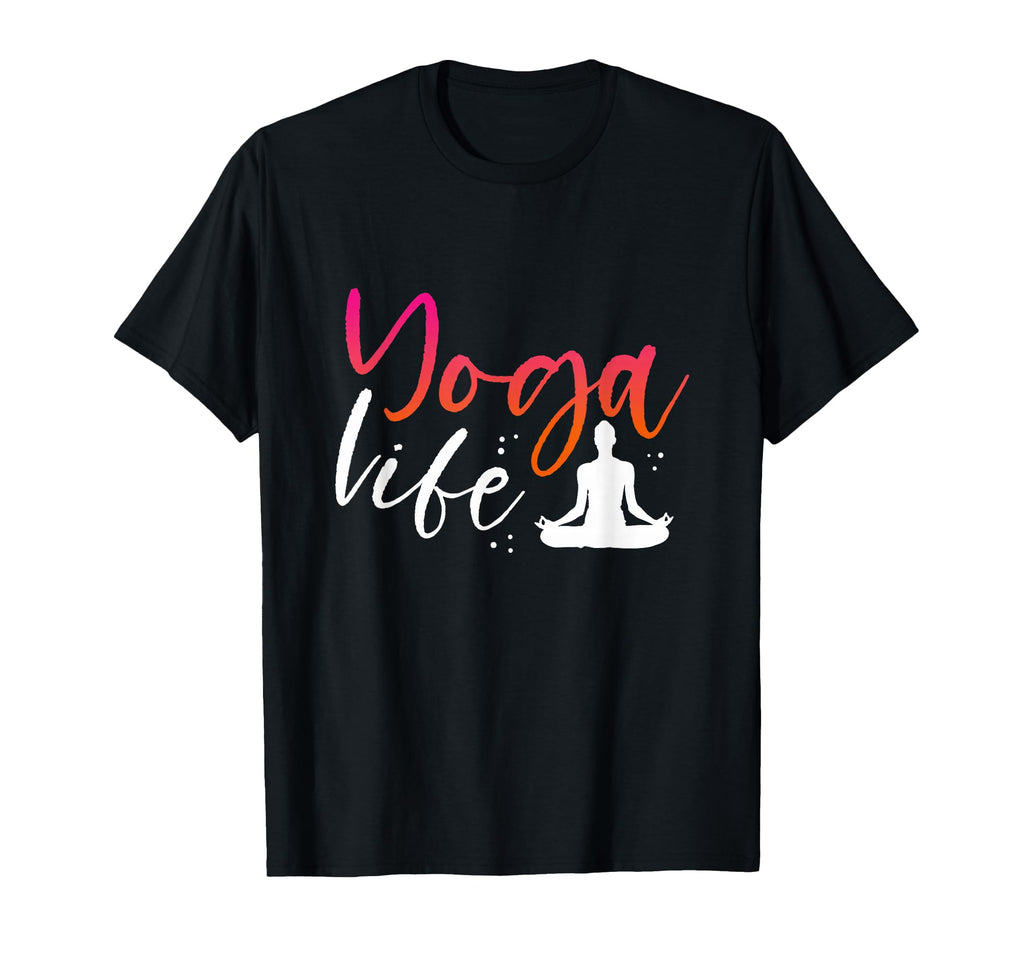 Yoga Life Meditating Lotus Namaste T-Shirt - Aesthetic Graphic Men Women - T-Shirt, Sweatshirt, Hoodie
