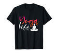 Yoga Life Meditating Lotus Namaste T-Shirt - Aesthetic Graphic Men Women - T-Shirt, Sweatshirt, Hoodie