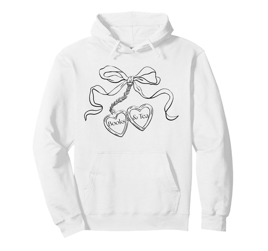 Locket Art Book And Tea Lover Hoodie - Graphic Print for Adults - T-Shirt, Sweatshirt, Hoodie