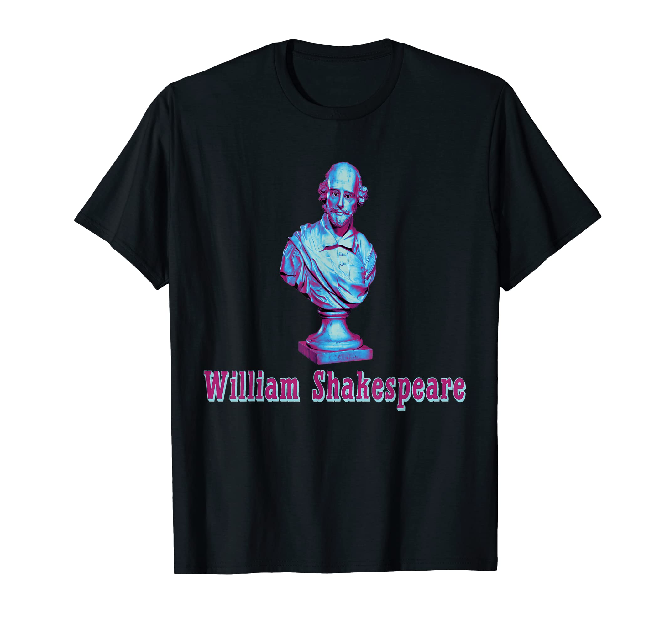 William Shakespeare Statue Popart T-Shirt - Aesthetic Graphic for Adults - T-Shirt, Sweatshirt, Hoodie
