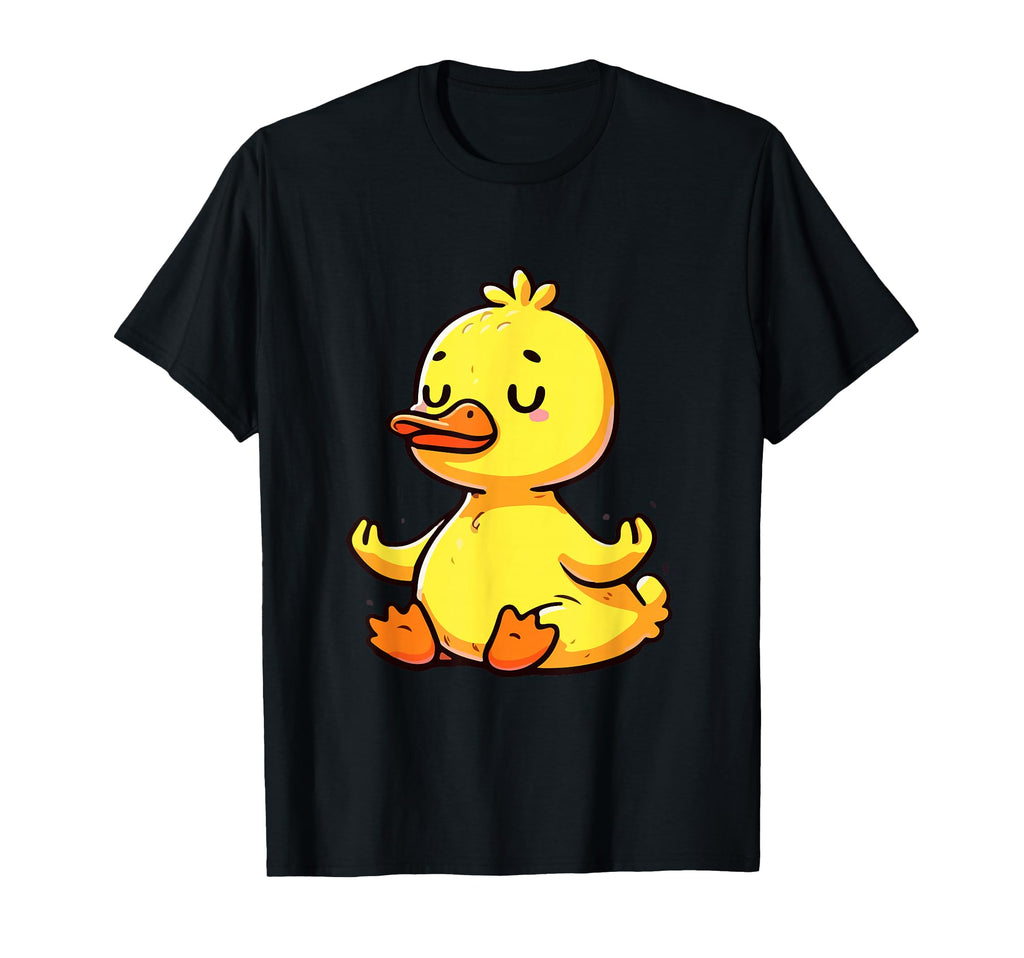 Meditation Duck Yoga Pose Relaxing T-Shirt - Aesthetic Graphic for Adults - T-Shirt, Sweatshirt, Hoodie