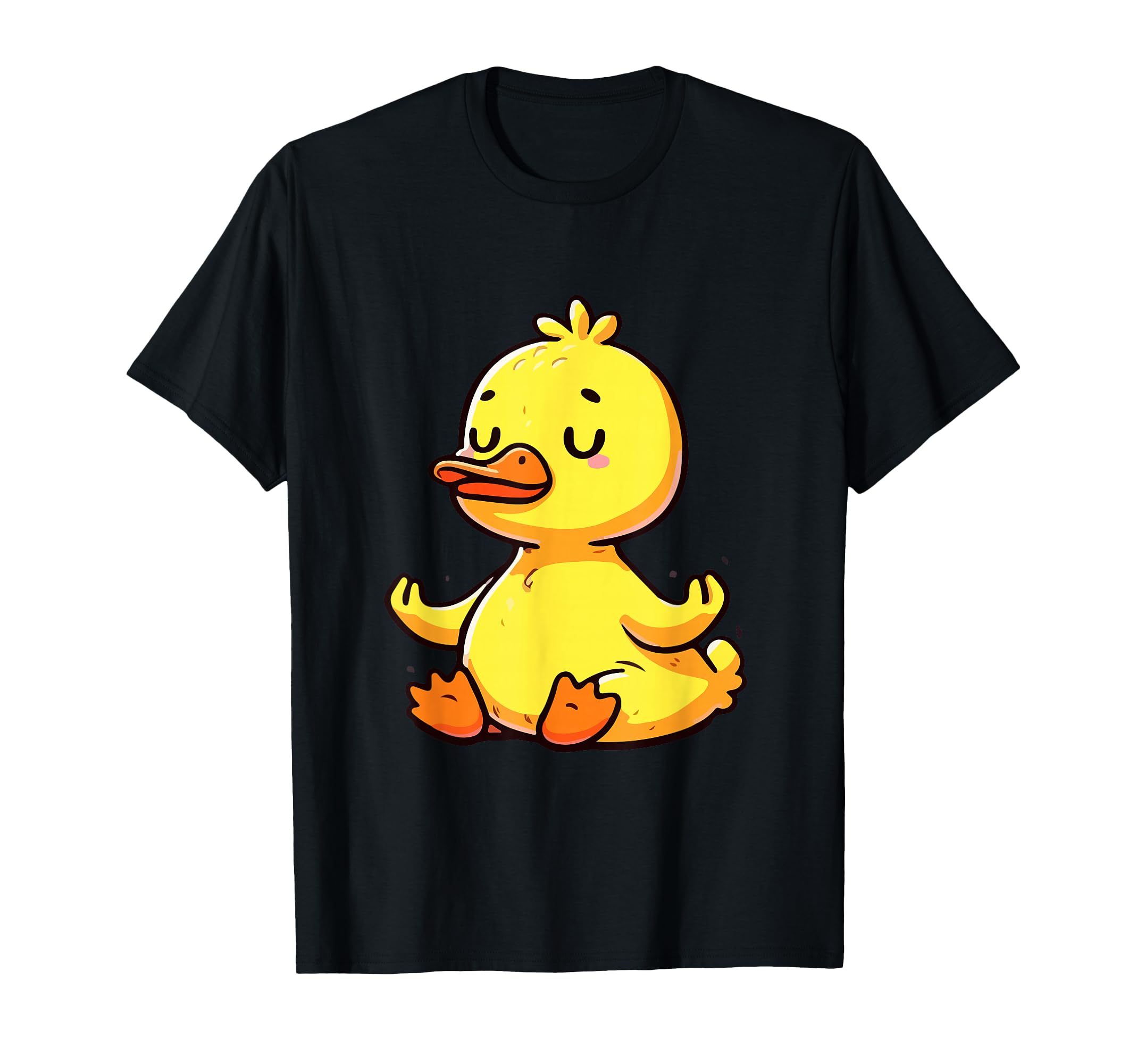 Meditation Duck Yoga Pose Relaxing T-Shirt - Aesthetic Graphic for Adults - T-Shirt, Sweatshirt, Hoodie