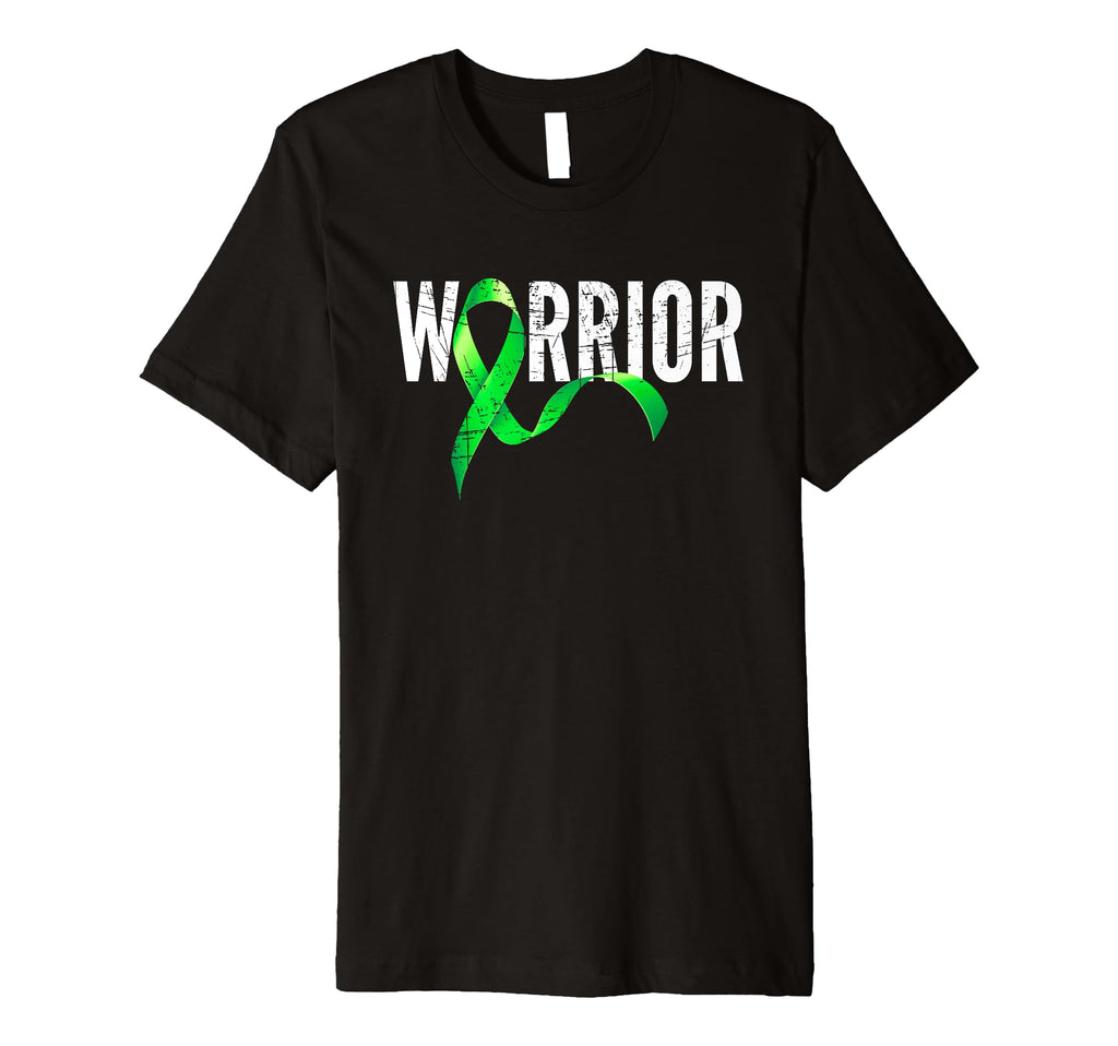 Warrior Mental Health Awareness Green T-Shirt - Custom Art Print Unisex - T-Shirt, Sweatshirt, Hoodie