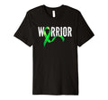 Warrior Mental Health Awareness Green T-Shirt - Custom Art Print Unisex - T-Shirt, Sweatshirt, Hoodie