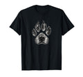 Dog Paw Face Tattoo Pet Lovers T-Shirt - Graphic Print for Adults - T-Shirt, Sweatshirt, Hoodie