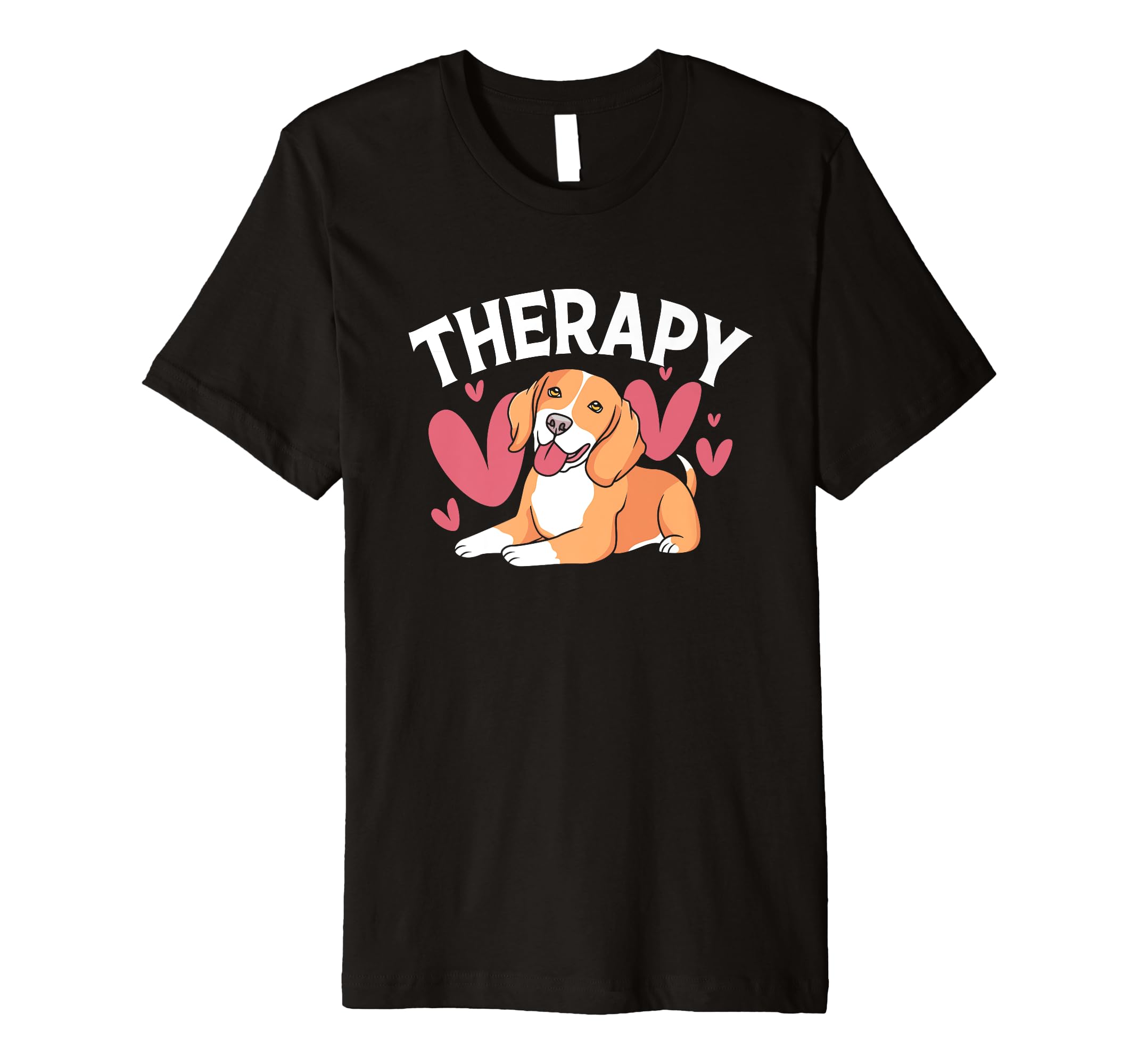 Therapy Dog Dog Lovers T-Shirt - Minimalist Print Unisex - T-Shirt, Sweatshirt, Hoodie