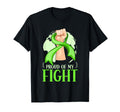 Proud My Fight Green Mental Health T-Shirt - Fun Novelty Design for Adults - T-Shirt, Sweatshirt, Hoodie