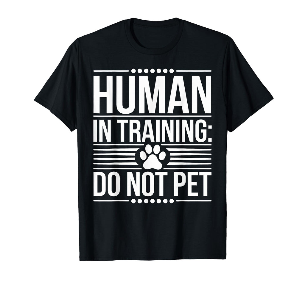 Funny Service Dog Assistant Human T-Shirt - Novelty Apparel for Adults - T-Shirt, Sweatshirt, Hoodie