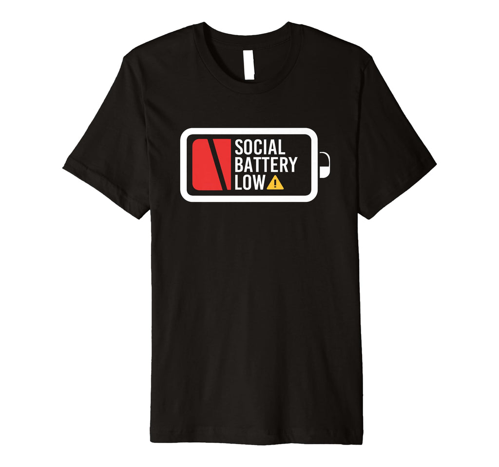 Funny Sarcastic Introvert Social T-Shirt - Aesthetic Graphic Men Women - T-Shirt, Sweatshirt, Hoodie