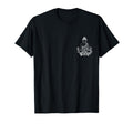 Floral Buddha Pocket Meditation T-Shirt - Unique Graphic for Adults - T-Shirt, Sweatshirt, Hoodie