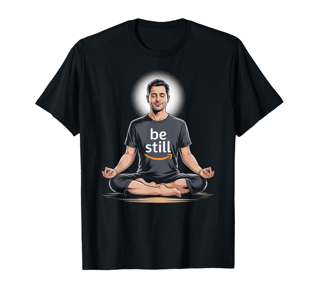 Be Still Inspiring Relaxing Meditation T-Shirt - Fun Novelty Design Unisex - T-Shirt, Sweatshirt, Hoodie