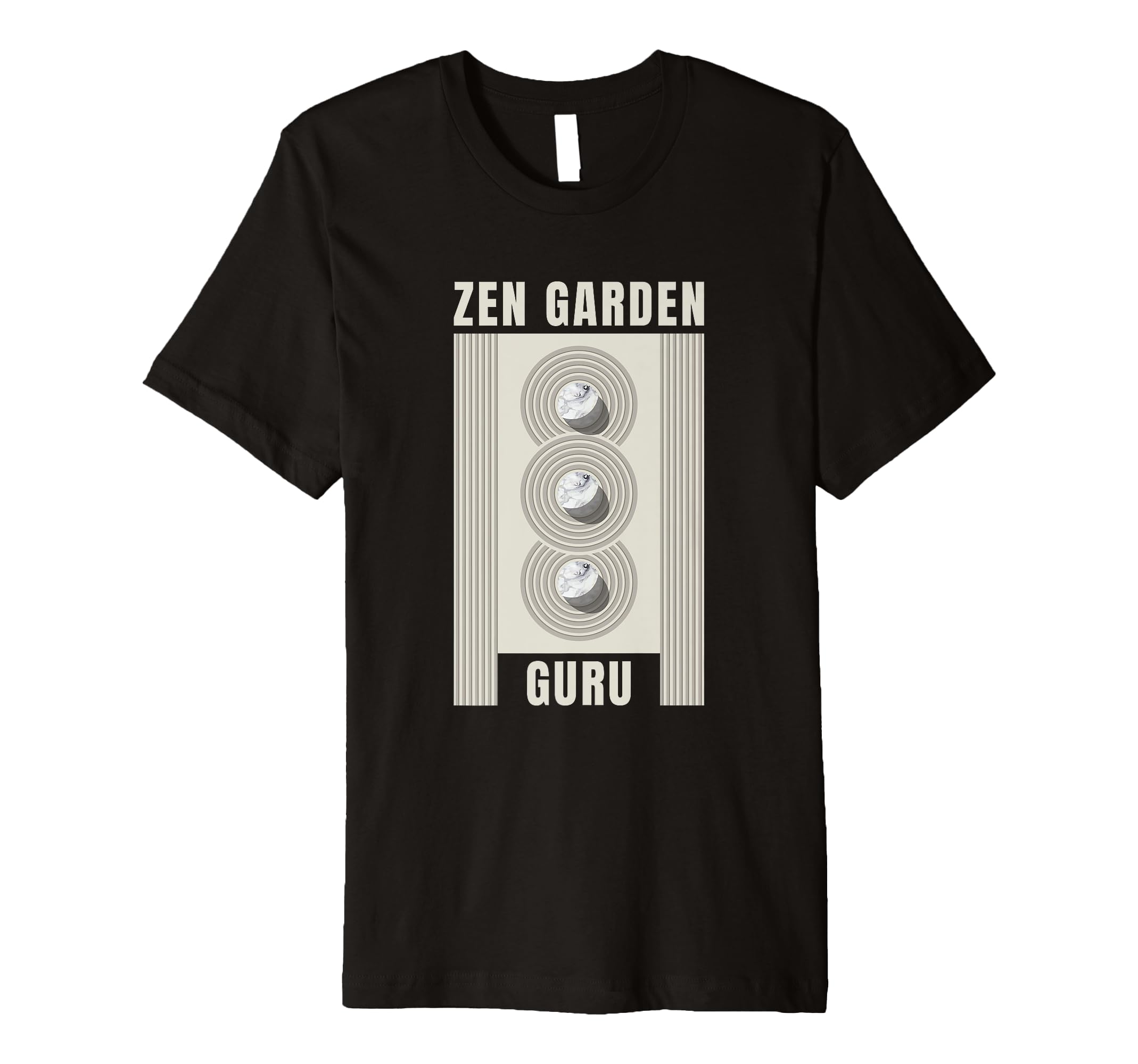 Zen Garden Guru Mindfulness T-Shirt - Fun Novelty Design for Adults - T-Shirt, Sweatshirt, Hoodie