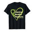 Mental Health Matters End Stigma T-Shirt - Fun Novelty Design for Adults - T-Shirt, Sweatshirt, Hoodie
