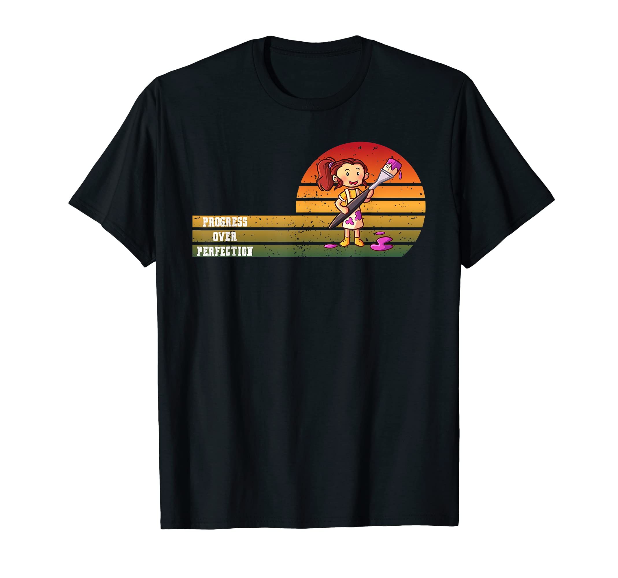 Motivational Progress Over Perfection T-Shirt - Graphic Print for Adults - T-Shirt, Sweatshirt, Hoodie