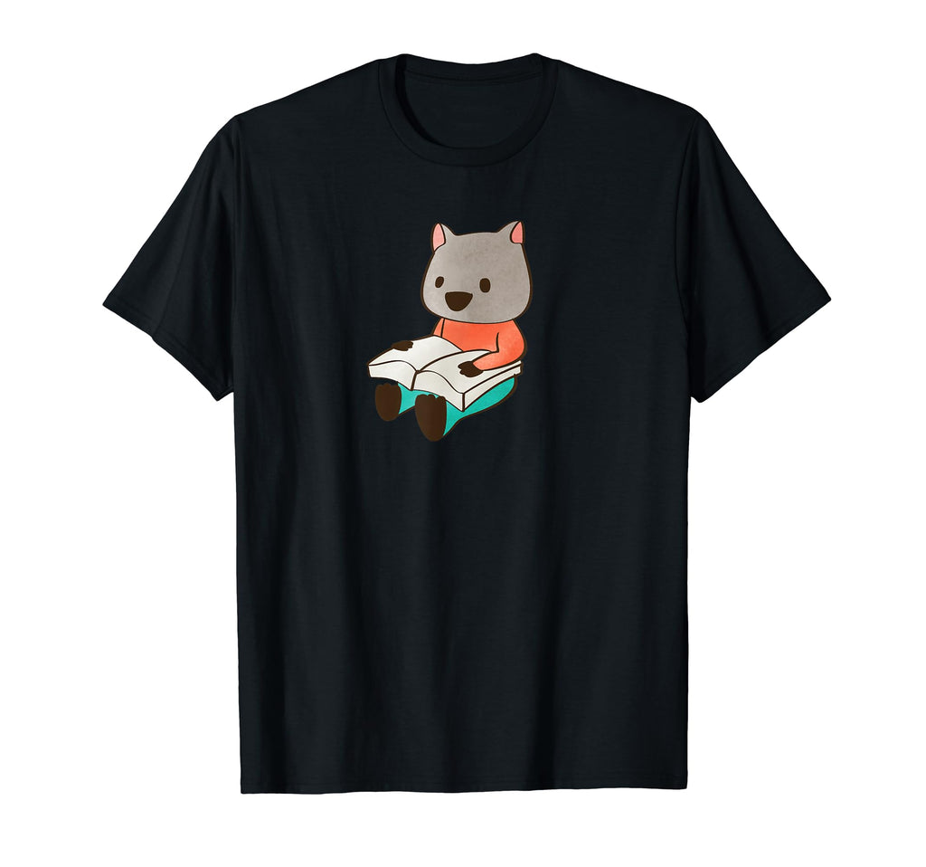 Wombats Reading Books Studying T-Shirt - Aesthetic Graphic Unisex - T-Shirt, Sweatshirt, Hoodie