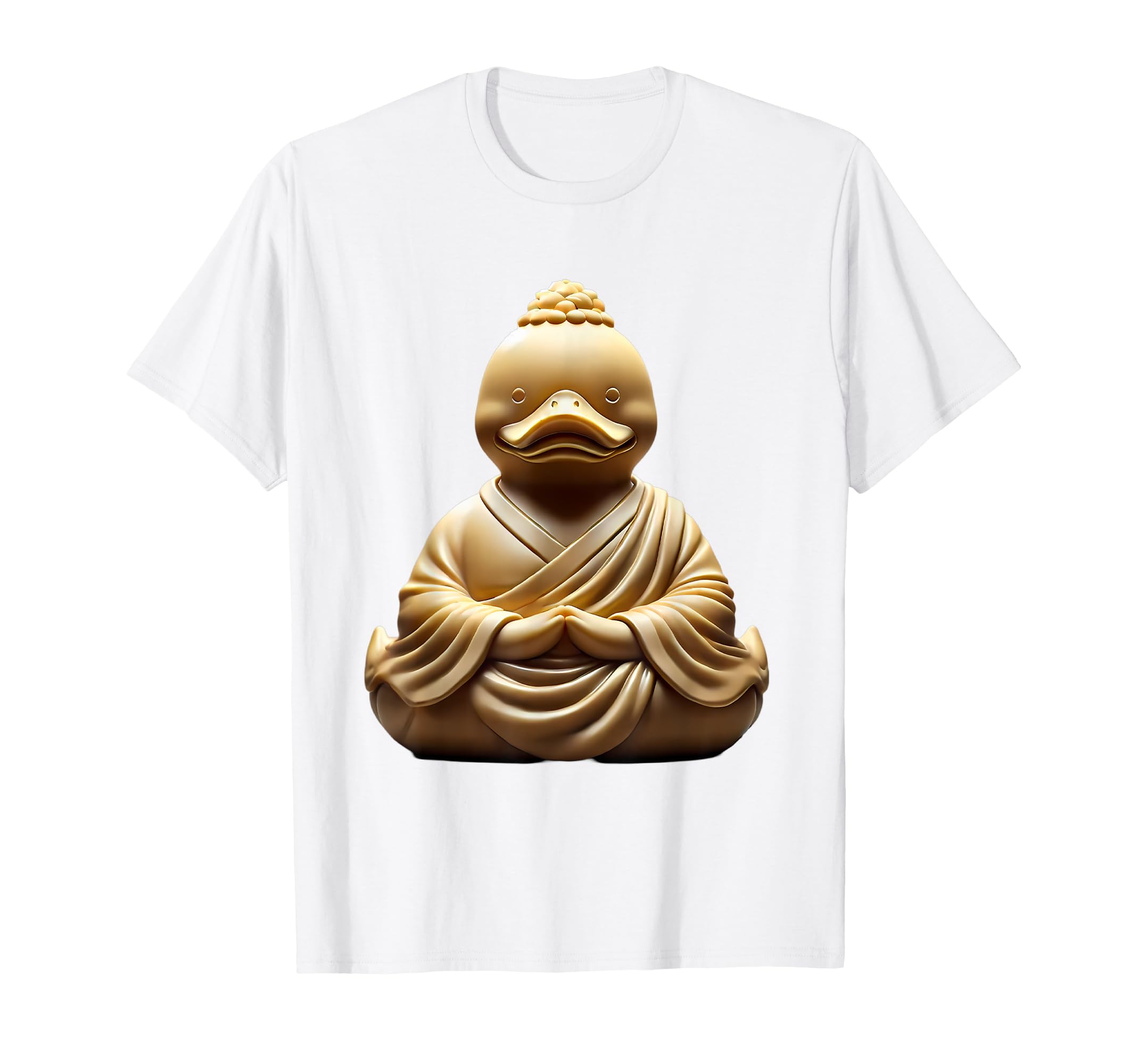 Buddha Rubber Duck Mindfulness Yoga T-Shirt - Unique Graphic Unisex - T-Shirt, Sweatshirt, Hoodie