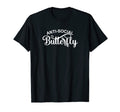 Anti Social Butterfly Antisocial T-Shirt - Minimalist Print Men Women - T-Shirt, Sweatshirt, Hoodie