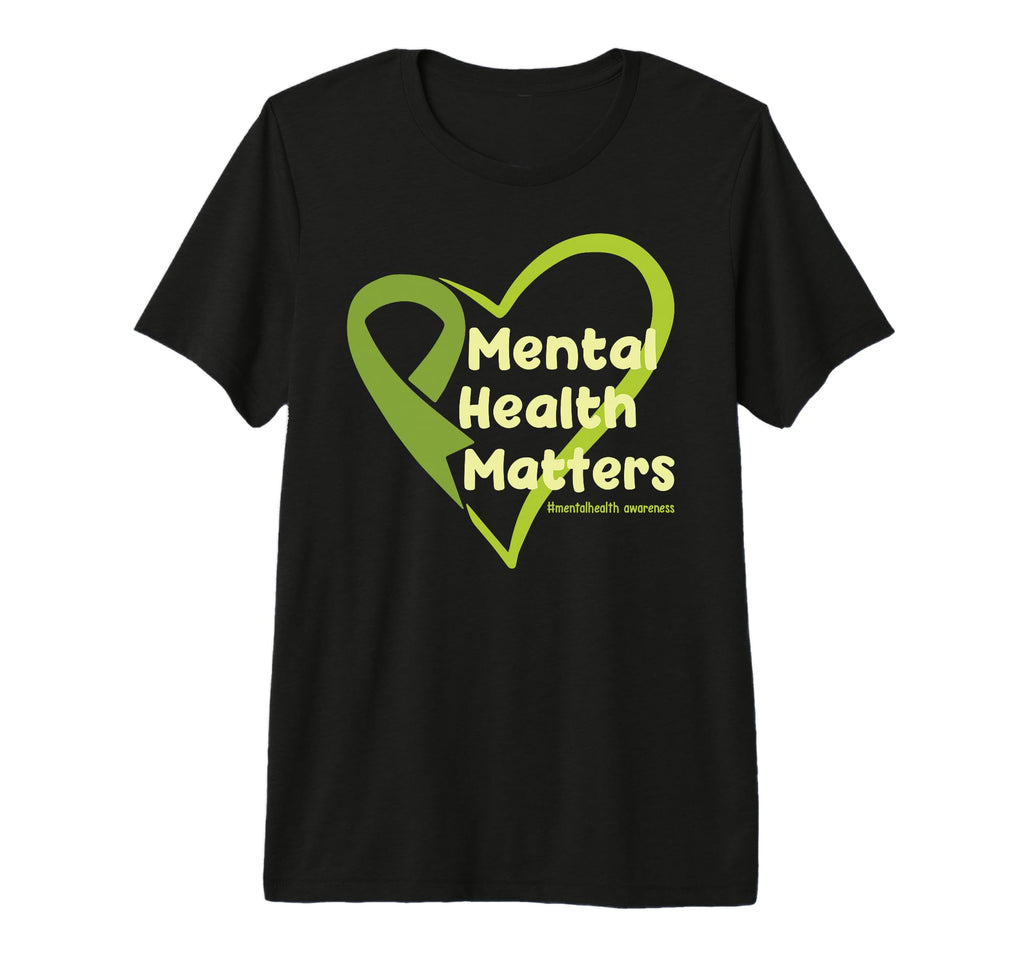Mental Health Matters End Stigma Tri T-Shirt - Streetwear Style Unisex - T-Shirt, Sweatshirt, Hoodie