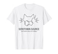 Serotonin Source Molecule Cat Ears T-Shirt - Streetwear Style for Adults - T-Shirt, Sweatshirt, Hoodie