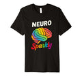 Neuro Sparkly Brain Adhd Autism T-Shirt - Aesthetic Graphic Unisex - T-Shirt, Sweatshirt, Hoodie