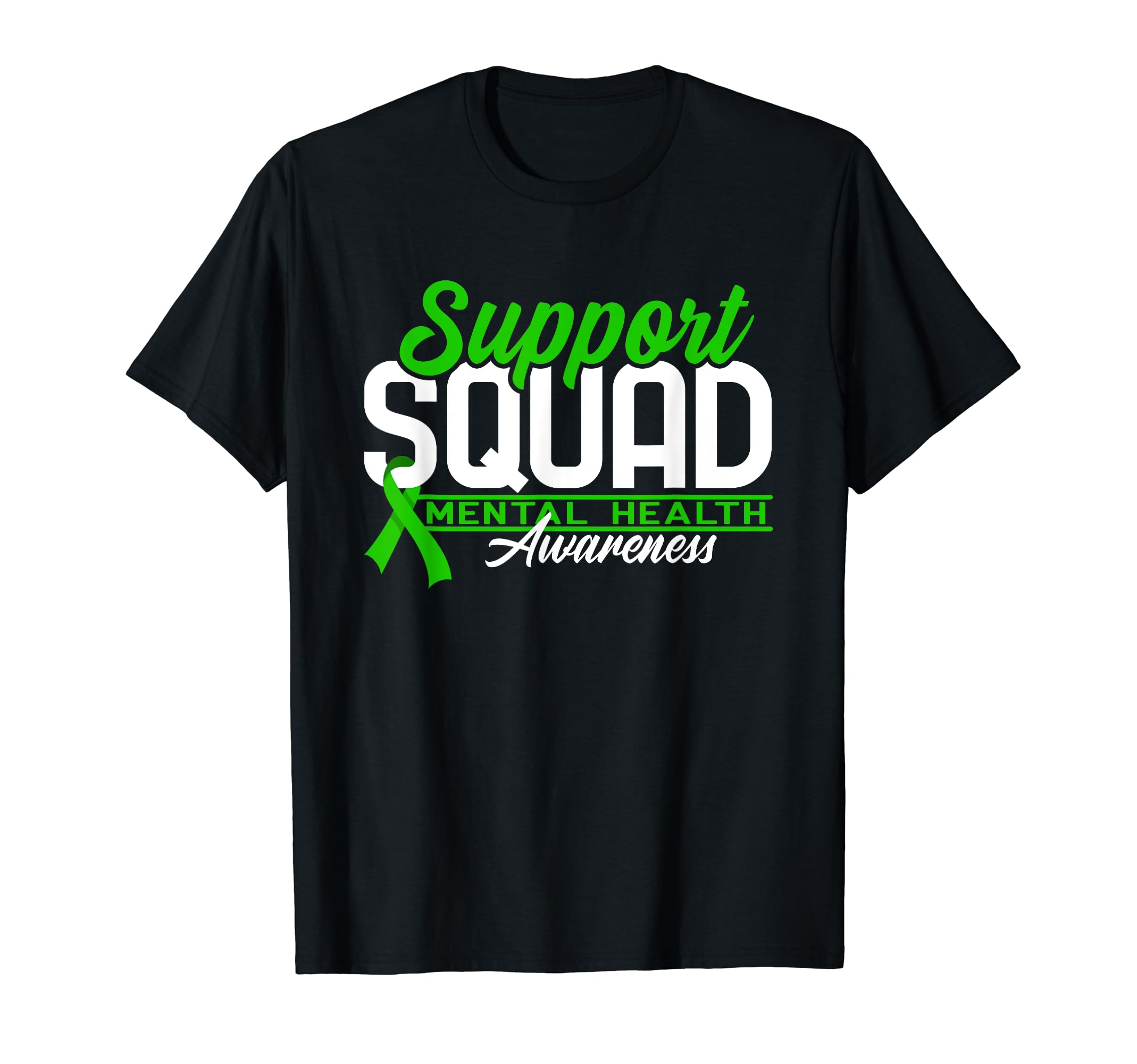 Support Awareness Squad I Depression T-Shirt - Custom Art Print Unisex - T-Shirt, Sweatshirt, Hoodie