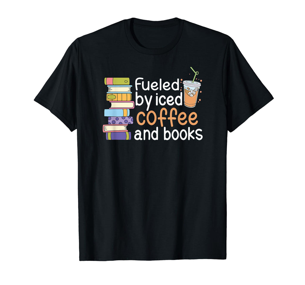 Funny Iced Coffee Book Lover T-Shirt - Streetwear Style Unisex - T-Shirt, Sweatshirt, Hoodie