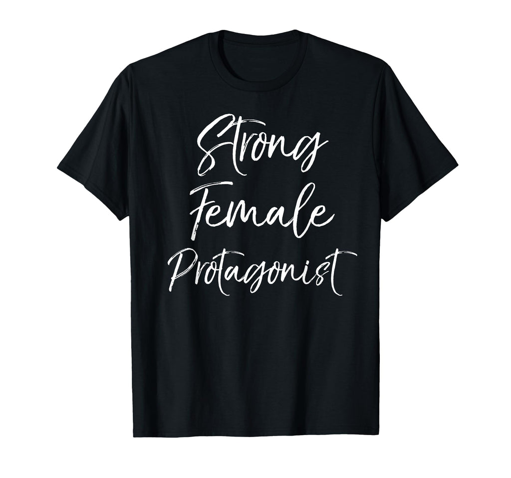 Literature Strong Female T-Shirt - Fun Novelty Design for Adults - T-Shirt, Sweatshirt, Hoodie